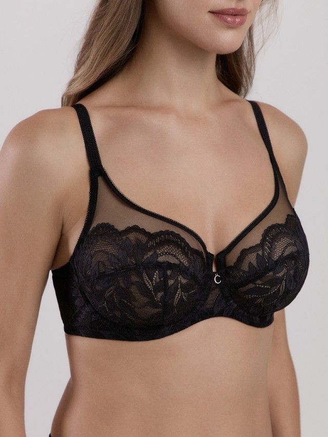 Бюстгальтер CE GLAMOUR TB6245, р.70D, черный - 1