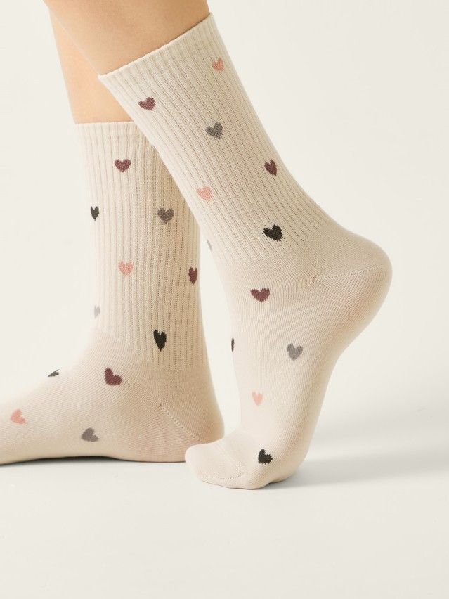 Носки женские хлопковые CE ACTIVE 20С-20СП, р.23-25, 966 бежевый - 2