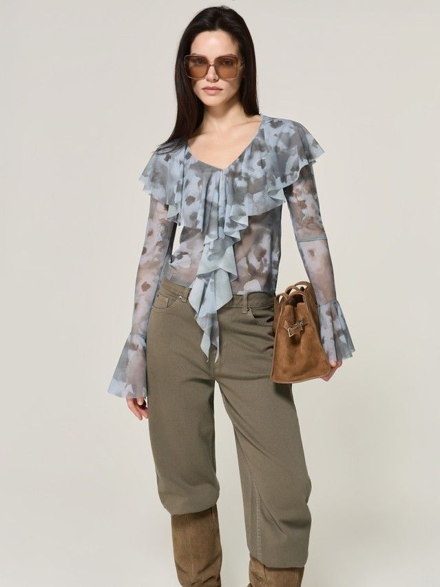 Джемпер женский C LD 3485, р.170-84, flower - 5