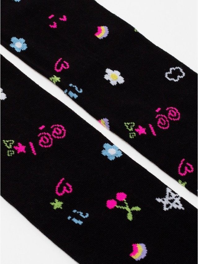 Колготки детские CK TIP-TOP, р.116-122 (18),615 черный - 2