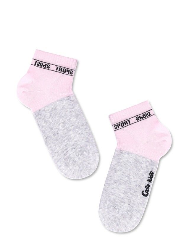 Носки детские ACTIVE (короткие) 13С-34СП, р.20, 510 светло-розовый-серый - 1