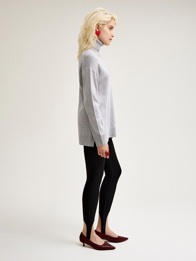 Джемпер женский CE LDK24109 24С-109СП, р.170-84, dark gray melange - 4