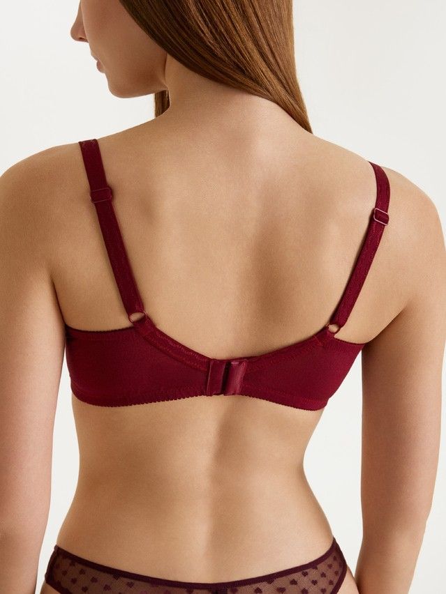 Бюстгальтер CE RENDEZVOUS RB6013, р.80C, бордо с телесным - 2