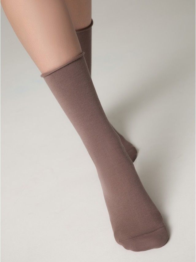 Носки жен. хлопковые CE COMFORT (без резинки) 19С-101СП, р.23-25, 000 какао - 2