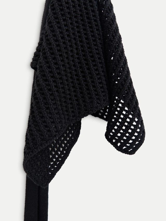 Платок жен. C LDK25195 25С-195СП, р.34*60, black - 9