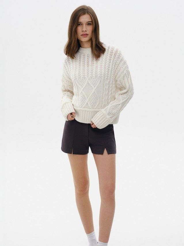 Джемпер женский CE LDK24140 24С-140СП, р.170-84, ecru - 5