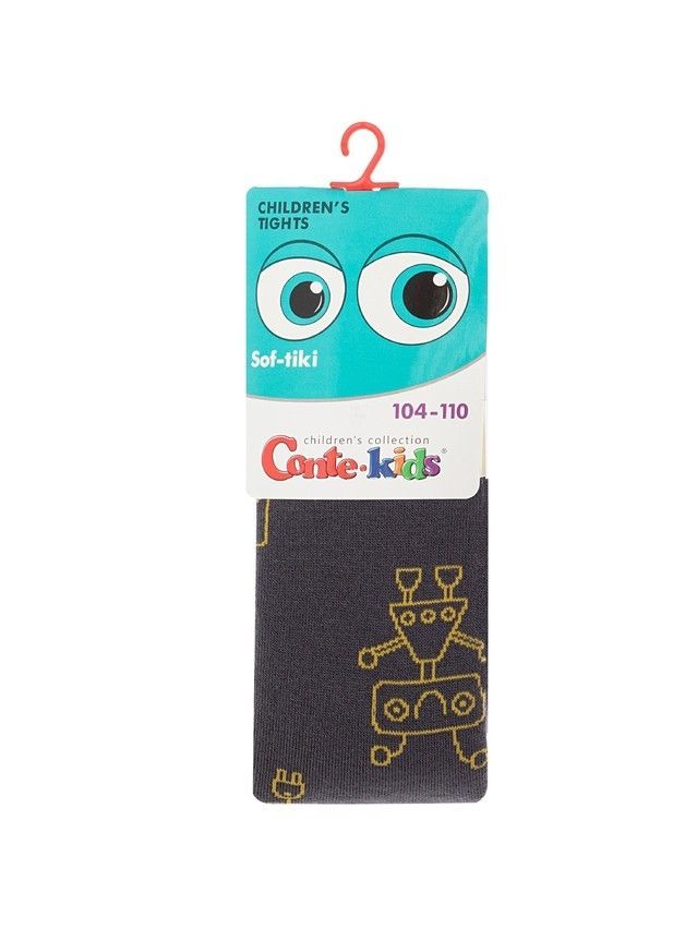 Колготки детские CK SOF-TIKI 7С-38СП, р.104-110 (16),695 темно-серый - 4