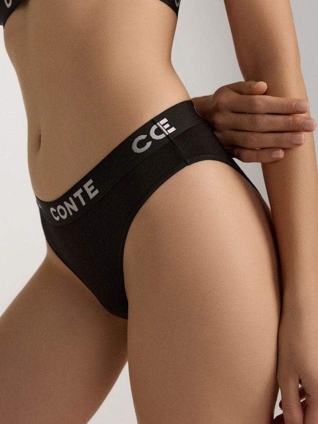 Трусы женские CE COMFY LINE LB 2993, р.90, black-silver - 3