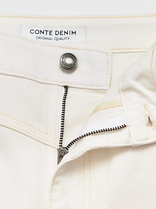 Брюки джинсовые женские CE CON-726, р.170-102, off white - 10