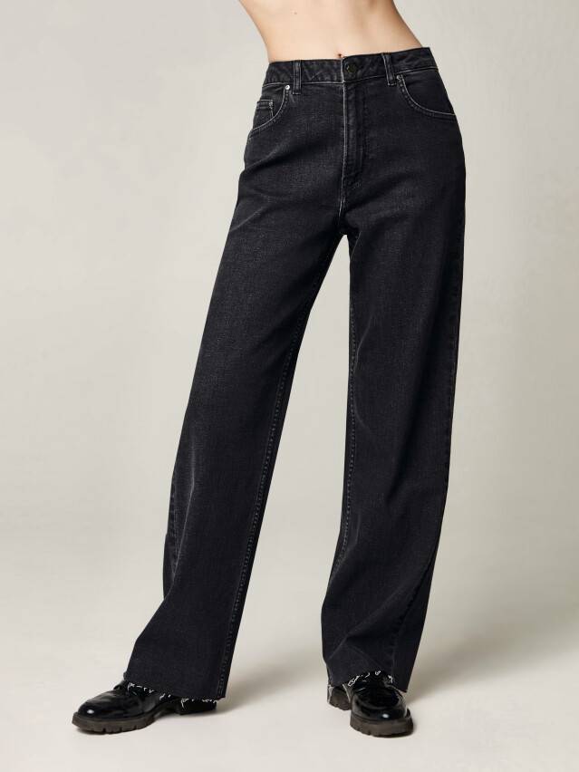 Брюки джинсовые женские CE CON-489, р.170-102, washed black - 2