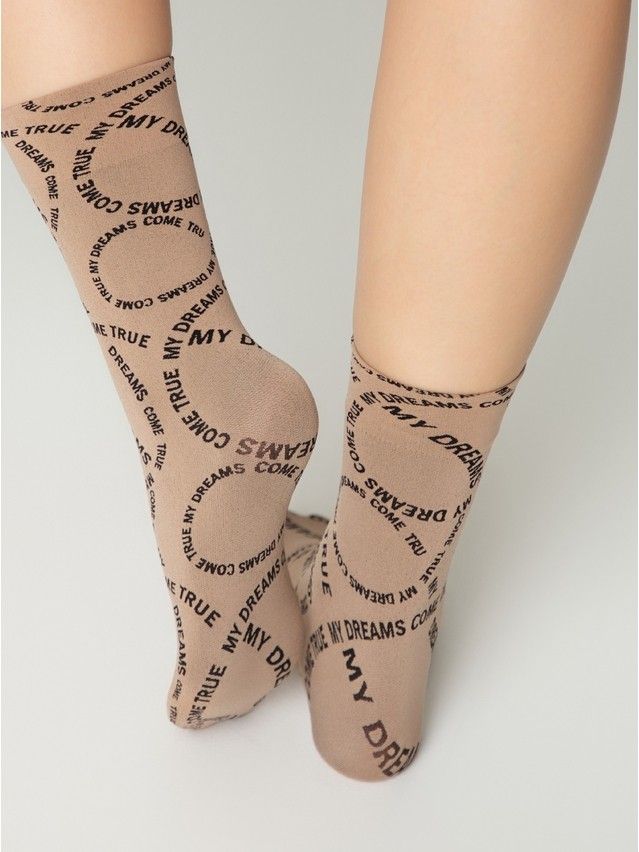 Носки женские CE FANTASY 23С-80СП, р.23-25, nero-natural - 2