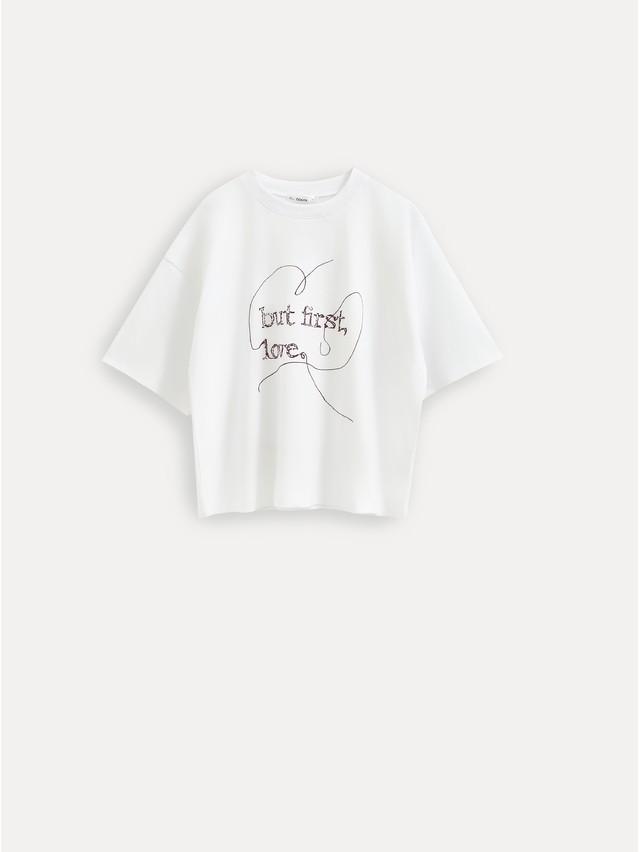 Джемпер женский CE LD 3032, р.170-92, white-love - 1