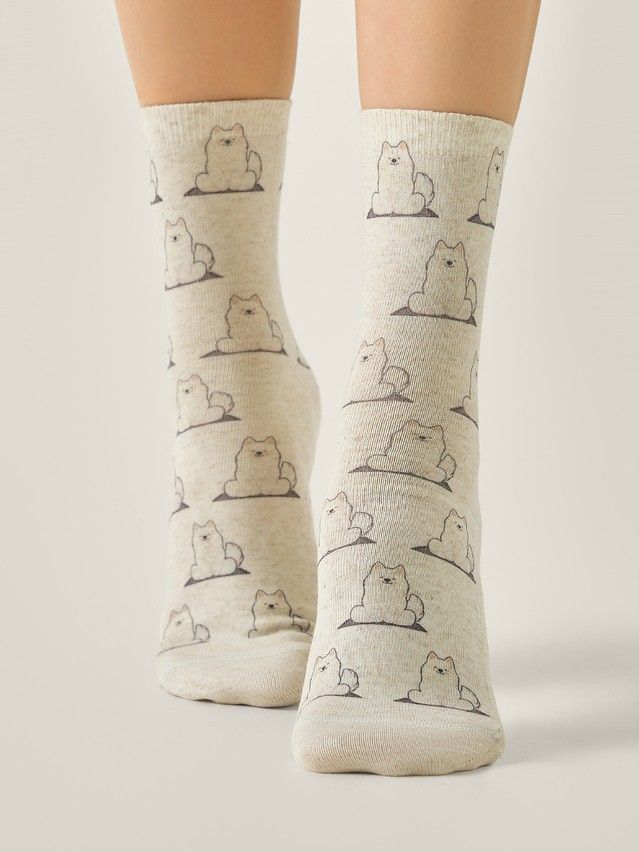 Носки женские CE FANTASY 20С-107/1СП, р.23-25, 749 бежевый - 2