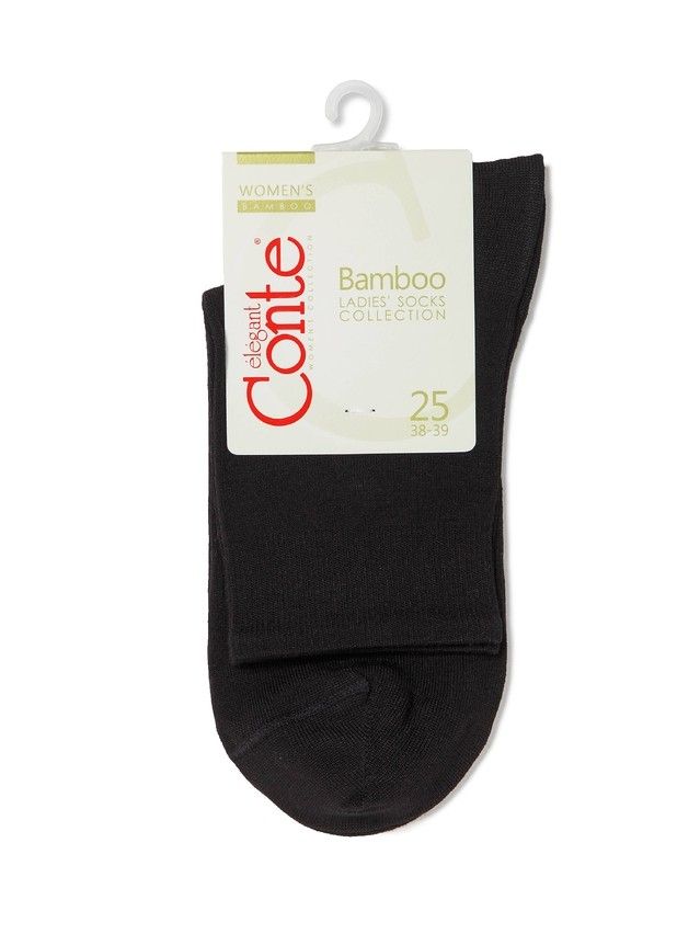 Носки вискозные женские BAMBOO 13С-84СП, р. 36-37, черный, рис. 000 - 3