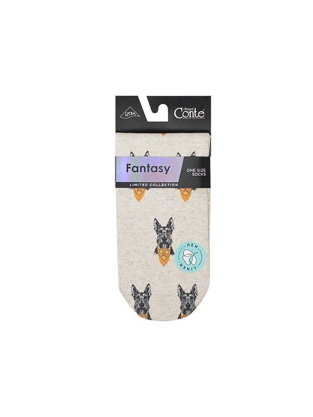 Носки женские CE FANTASY 20С-107/1СП, р.23-25, 727 бежевый - 4