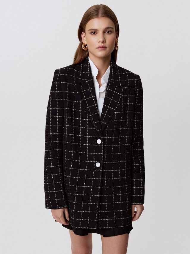 Жакет женский C LJ 3265, р.170-84-90, black-white - 3