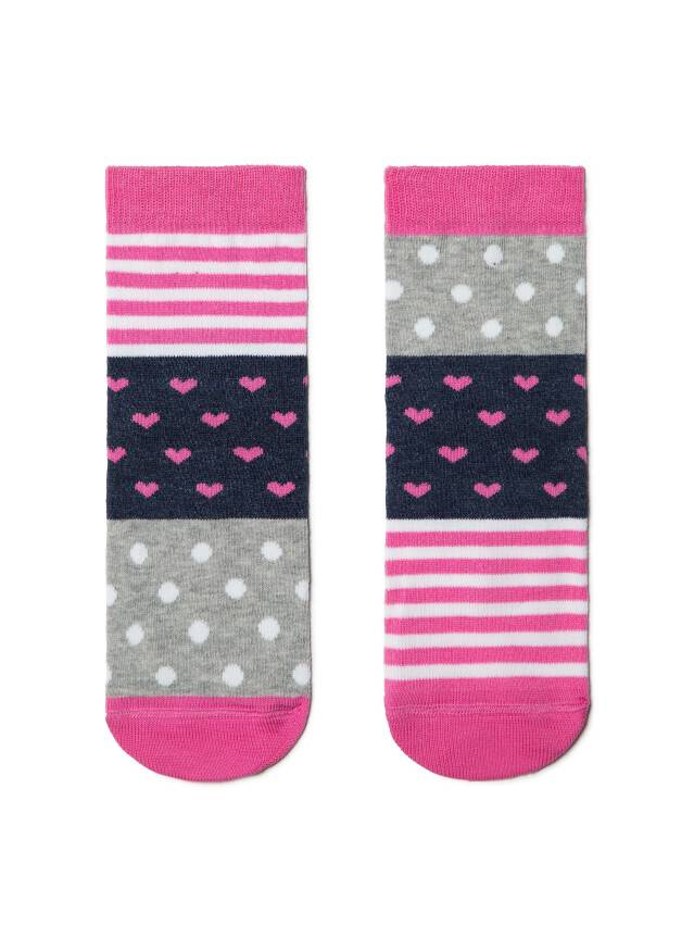 Носки детские Веселые ножки 17С-10СП, р.16, 282 серый-розовый - 1