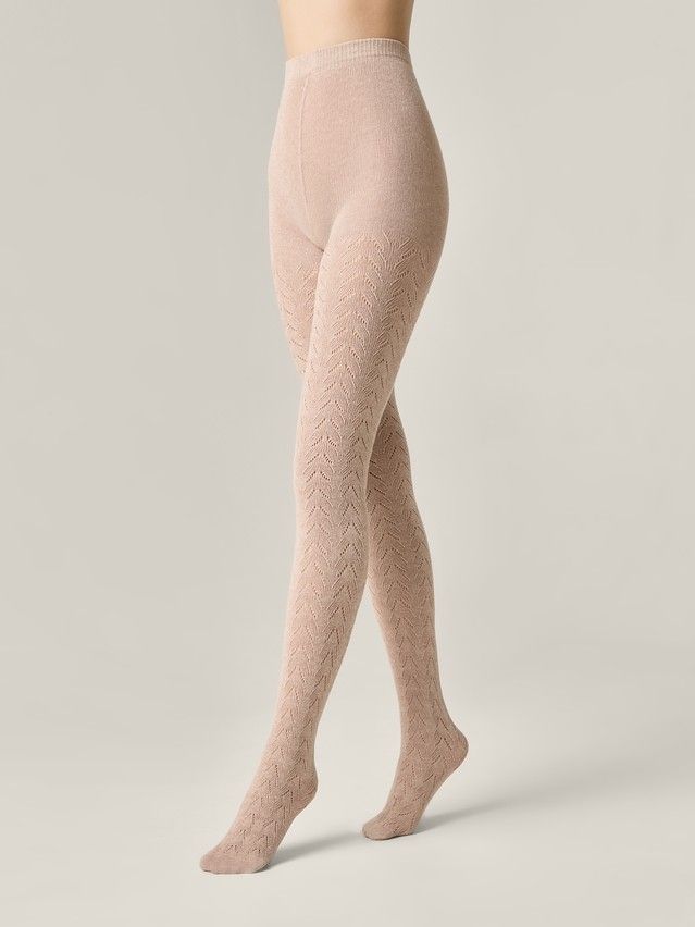 Колготки женские хлопковые CE AJOUR 300 24С-146СП, р.2, 075 beige - 1