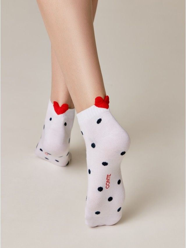 Носки жен. хлопковые CE ACTIVE 20С-18СП, р.36-37, 222 белый - 1