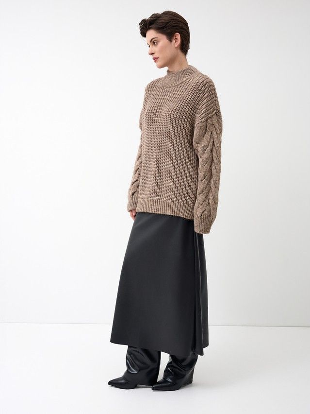 Джемпер женский CE LDK24136 24С-136СП, р.170-84, beige melange - 2