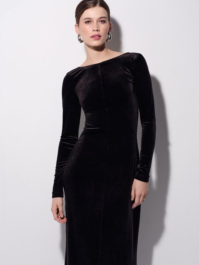 Платье женское C LPL 3330, р.170-84-90, black - 3