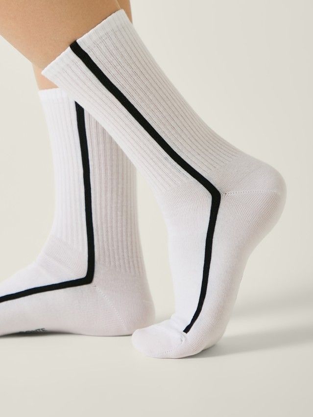Носки женские хлопковые CE ACTIVE 20С-20СП, р.23-25, 965 белый - 1