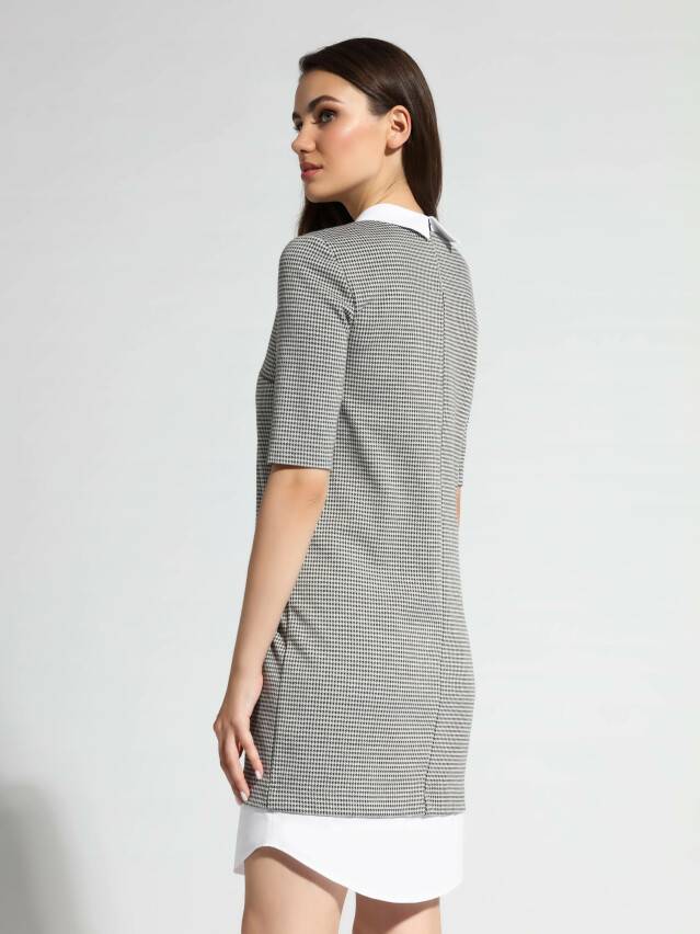 Платье LPL 1052, р.164-84-90, grey-white - 2