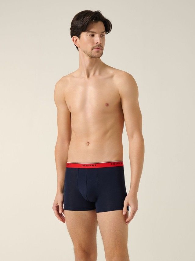 Трусы мужские DW PREMIUM MSH 1568 (бандероль),р.78,82, dark navy-red strip - 6