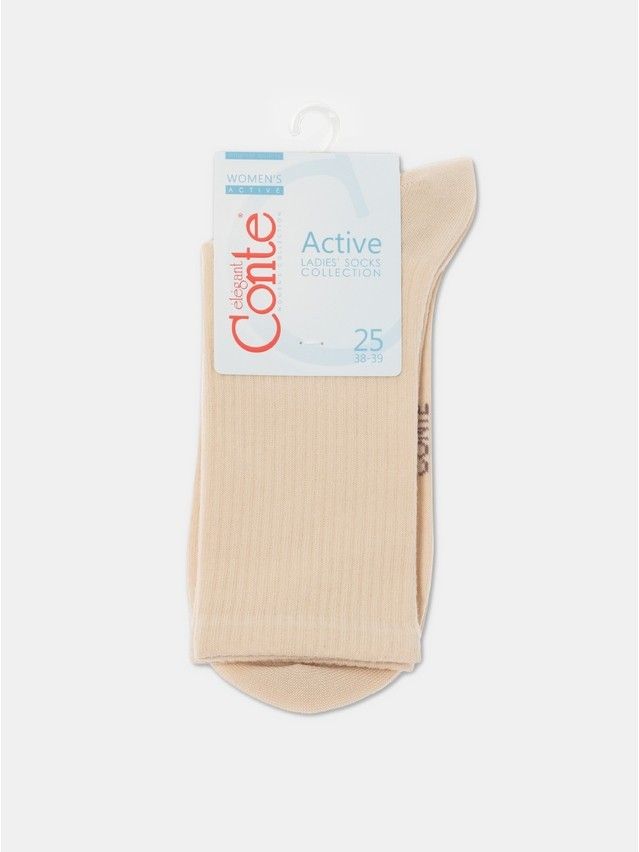 Носки женские хлопковые CE ACTIVE 20С-20СП, р.23, 000 бежевый - 4