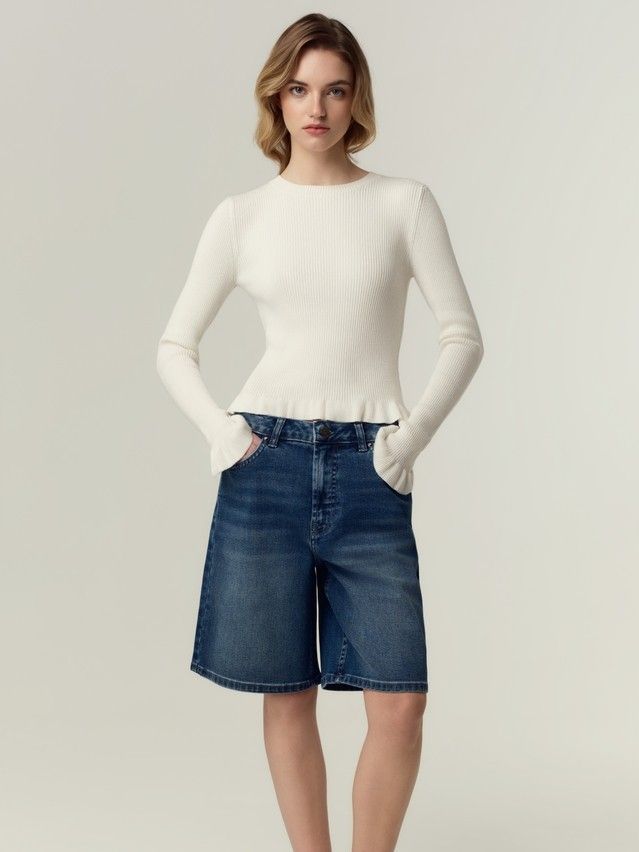 Джемпер женский CE LDK2573 25С-73СП, р.170-84, ecru - 1