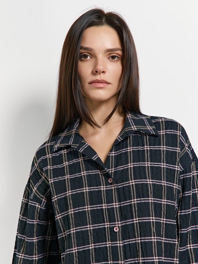 Рубашка женская C LRU 3321, р.170-84-90, black - 8