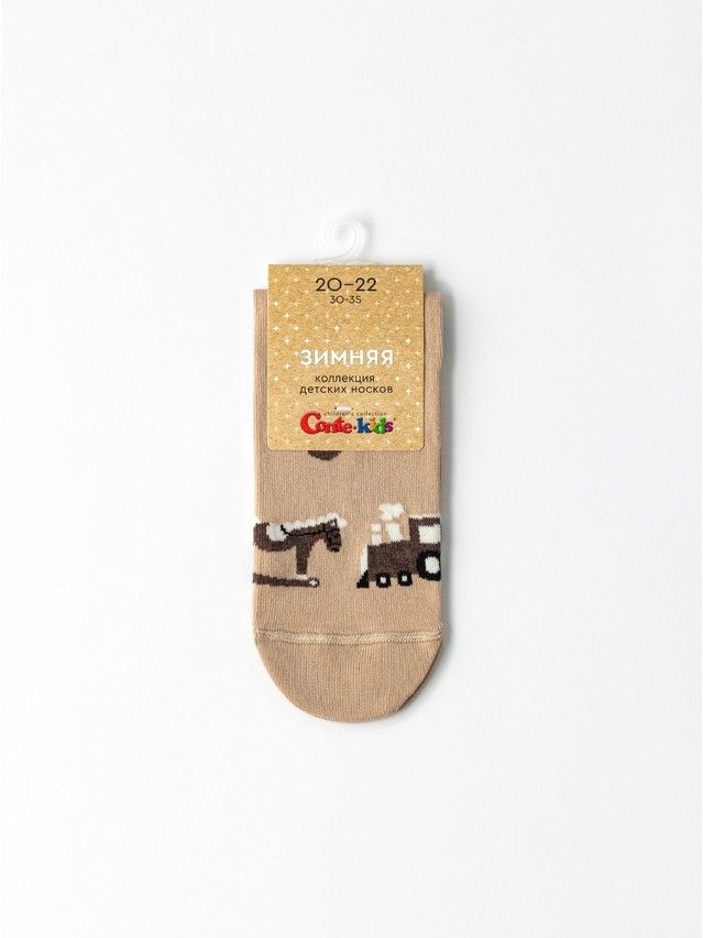 Носки детские CK NEW YEAR 21С-67СП, р.16-18, 1024 бежевый - 4