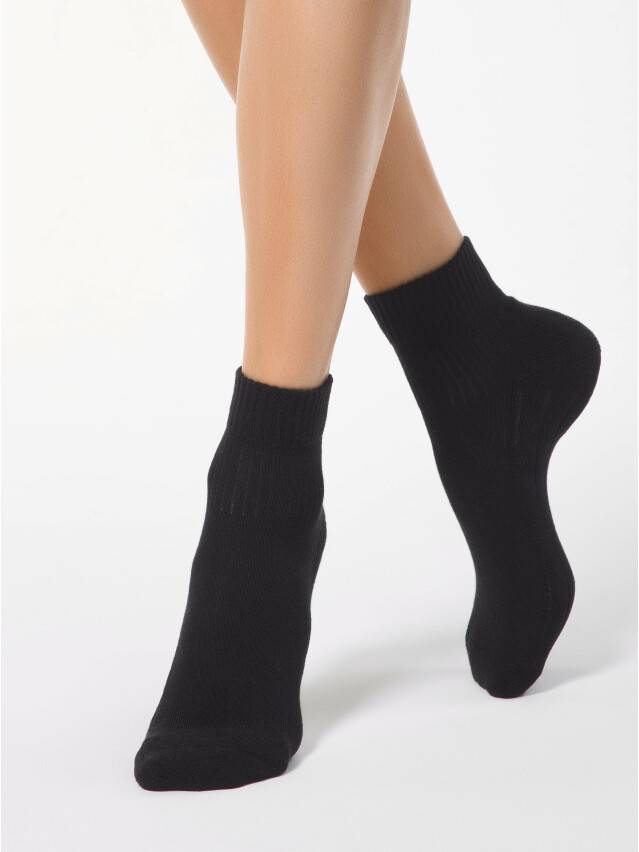 Носки хлопковые женские ACTIVE (махровая стопа) 7С-56СП, р. 36-37, черный, рис. 026 - 1