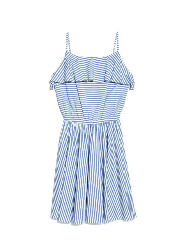 Платье LPL 911, р.170-84-90, white-blue - 4