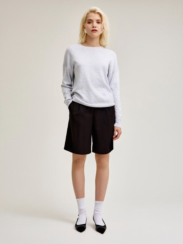 Джемпер женский CE LDK24110 24С-110СП, р.170-84, light gray melange - 1