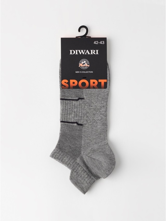 Носки муж. DW SPORT (короткие) 26С-28СП, р.25, 1110 серый - 4