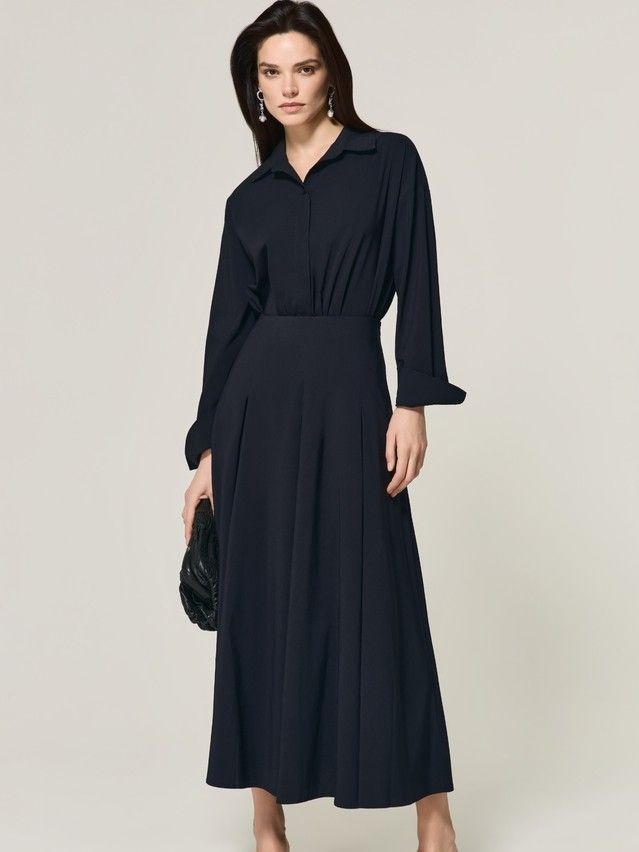 Рубашка женская C LRU 3439, р.170-84-90, black - 2