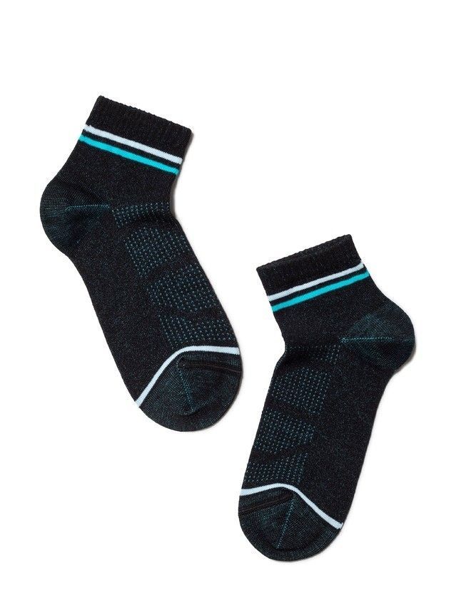 Носки детские ACTIVE (короткие) 13С-34СП, р.16, 508 черный-бирюза - 6