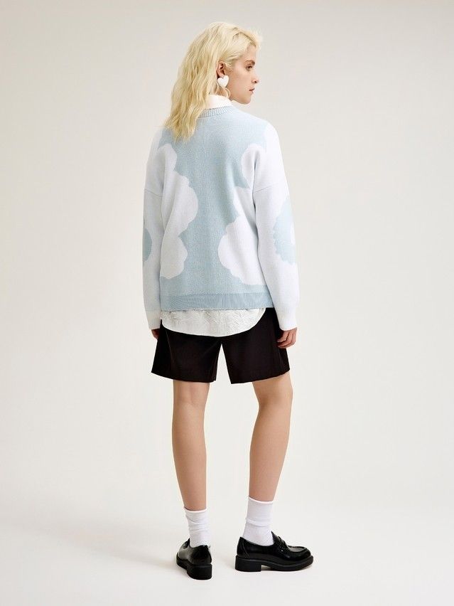 Джемпер женский CE LDK24122 24С-122СП, р.170-84, blue-white - 5