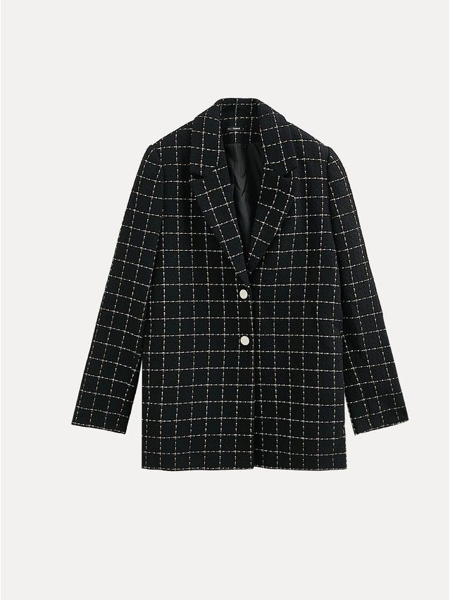 Жакет женский C LJ 3265, р.170-84-90, black-white - 6