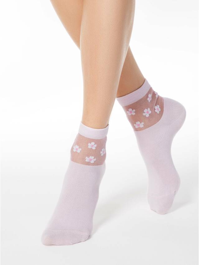 Носки хлопковые женские CLASSIC (rete) 16С-83СП, р. 36-37, светло-розовый, рис. 084 - 1
