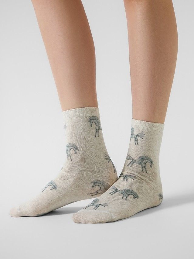 Носки женские CE FANTASY 20С-107/1СП, р.23-25, 1100 бежевый - 1