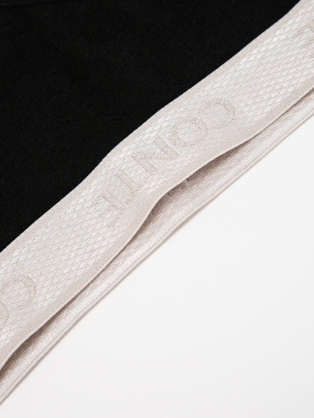 Трусы жен. CE PRINT DOTS LB 2545, р.90, black-light almond - 4