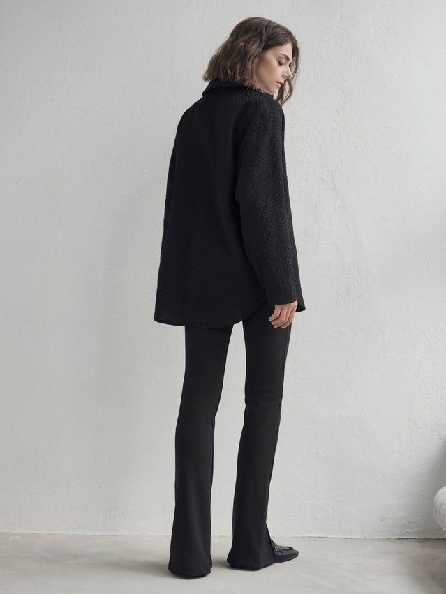 Рубашка женская C LRU 3268 24С-3331ТСП, р.170-84-90, black - 5