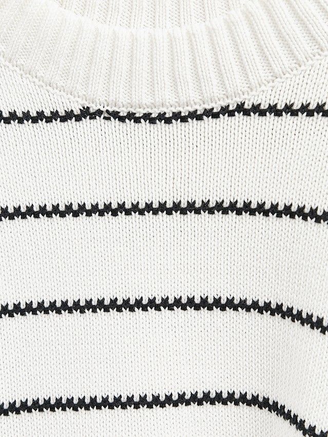 Джемпер женский CE LDK24114 24С-114СП, р.170-84, ecru-black - 7