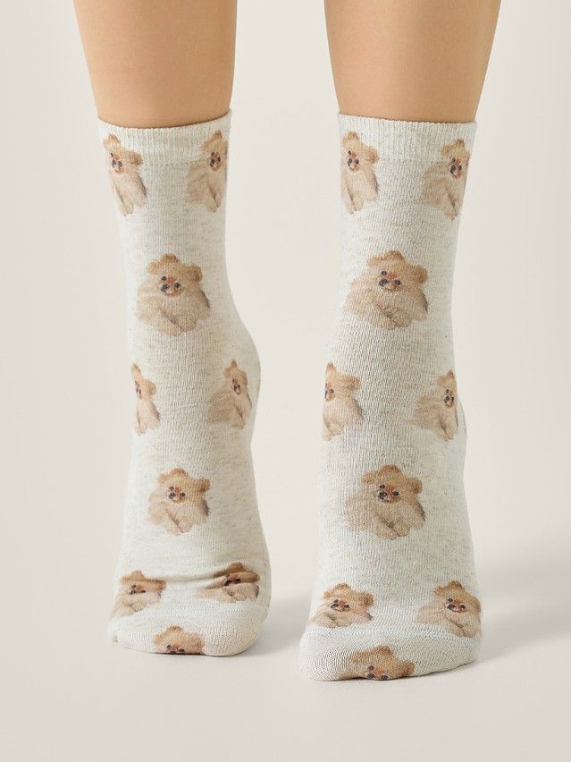 Носки женские CE FANTASY 20С-107/1СП, р.23-25, 739 бежевый - 2