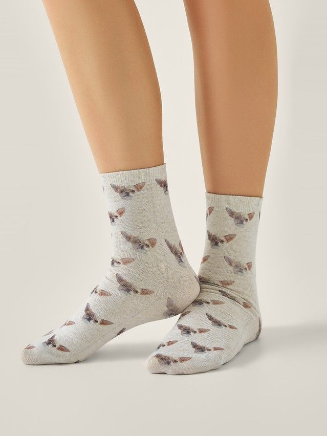 Носки женские CE FANTASY 20С-107/1СП, р.23-25, 748 бежевый - 1