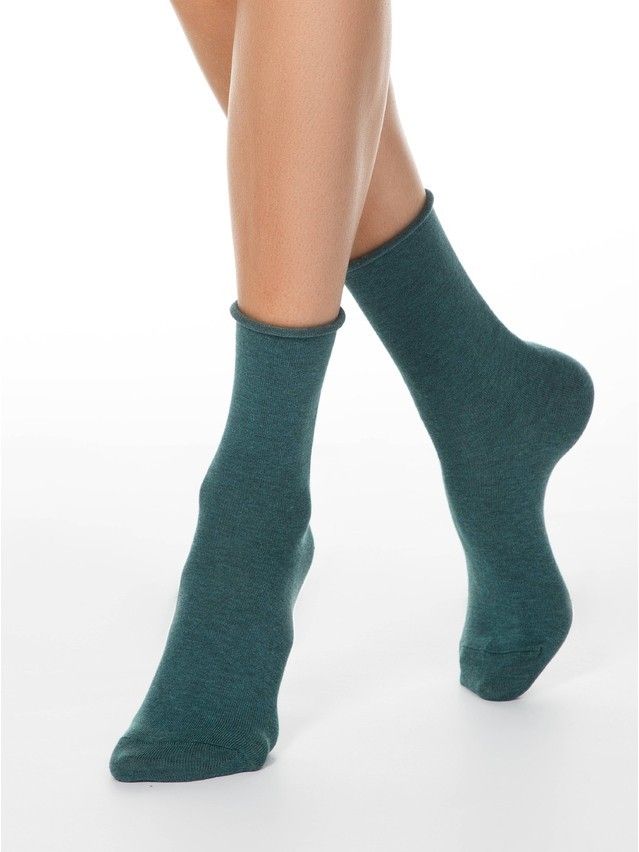 Носки женские хлопковые COMFORT (без резинки) 19С-101СП, р. 36-37, 000 темно-бирюзовый - 2