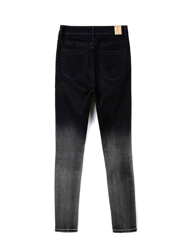 Моделирующие джинсы с эффектом градиента CON-57, р.170-102, черный - 4