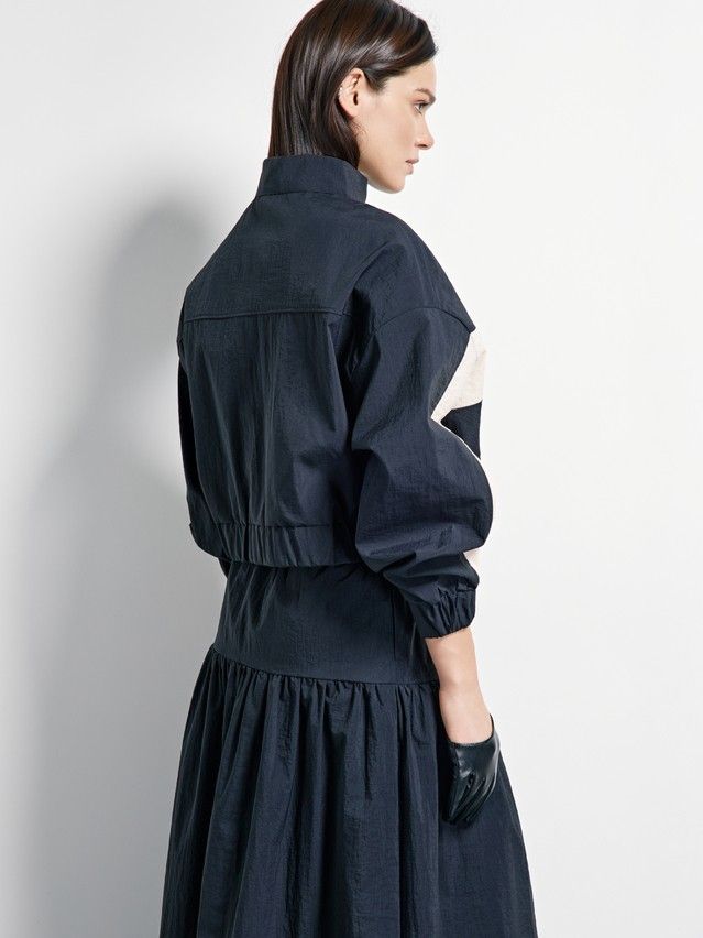 Жакет женский C LJ 3513, р.170-84-90, black-beige - 2